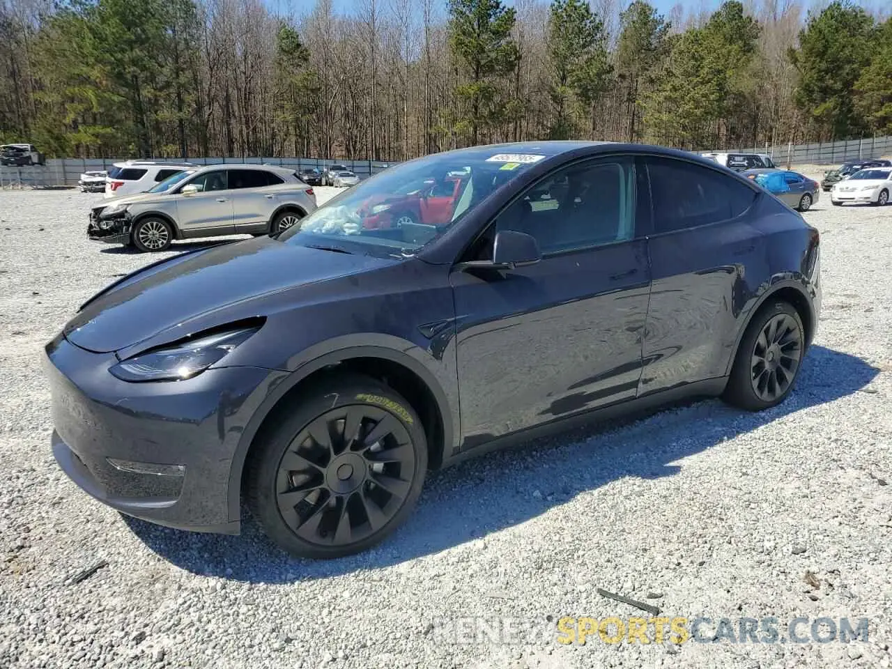 1 Photograph of a damaged car 7SAYGAEEXSF253326 TESLA MODEL Y 2025