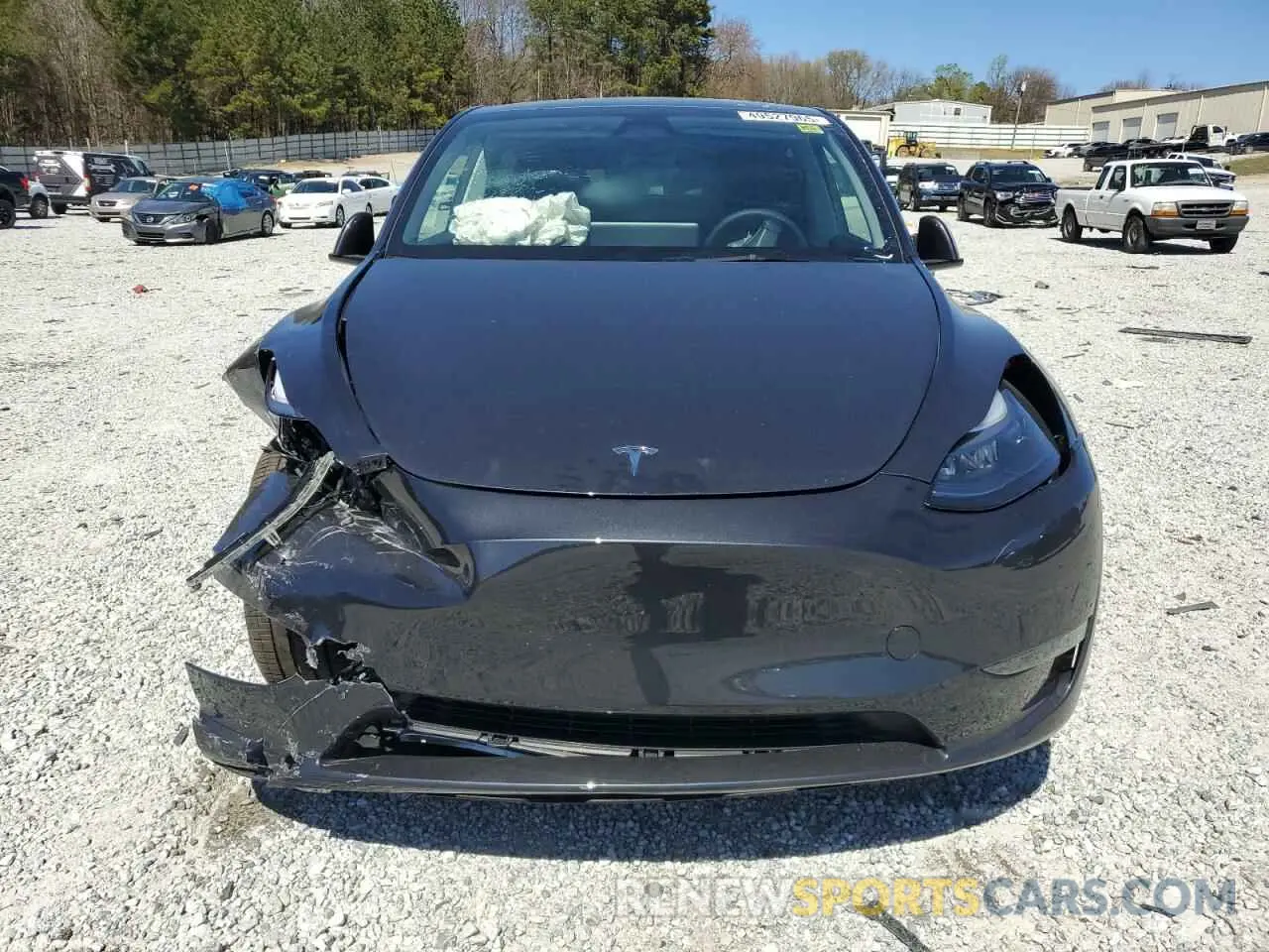 5 Photograph of a damaged car 7SAYGAEEXSF253326 TESLA MODEL Y 2025