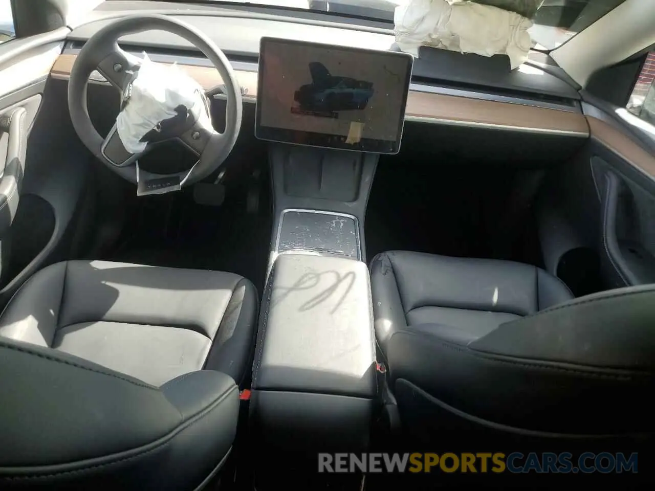 8 Photograph of a damaged car 7SAYGAEEXSF253326 TESLA MODEL Y 2025