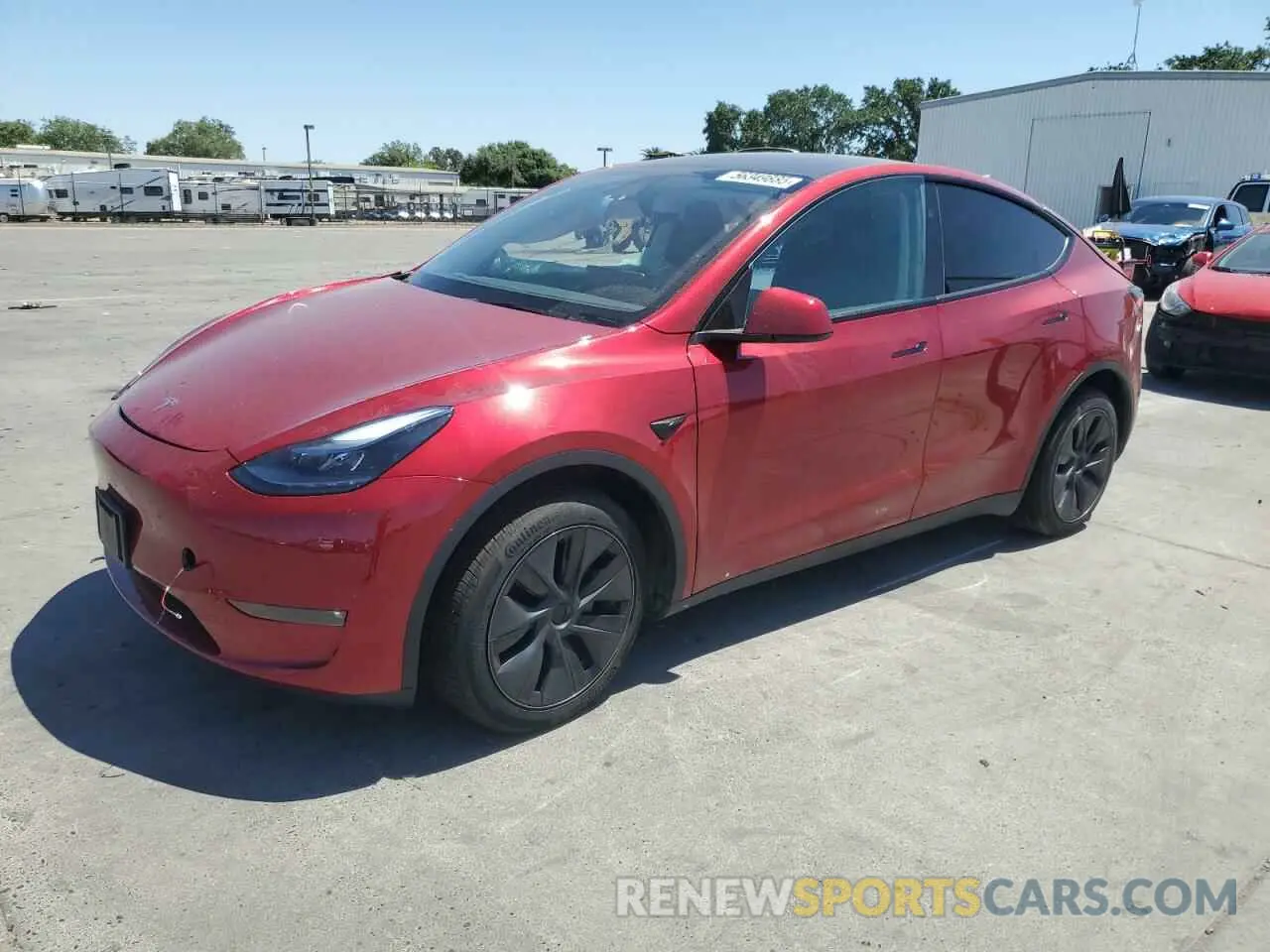 1 Photograph of a damaged car 7SAYGAEEXSF279327 TESLA MODEL Y 2025
