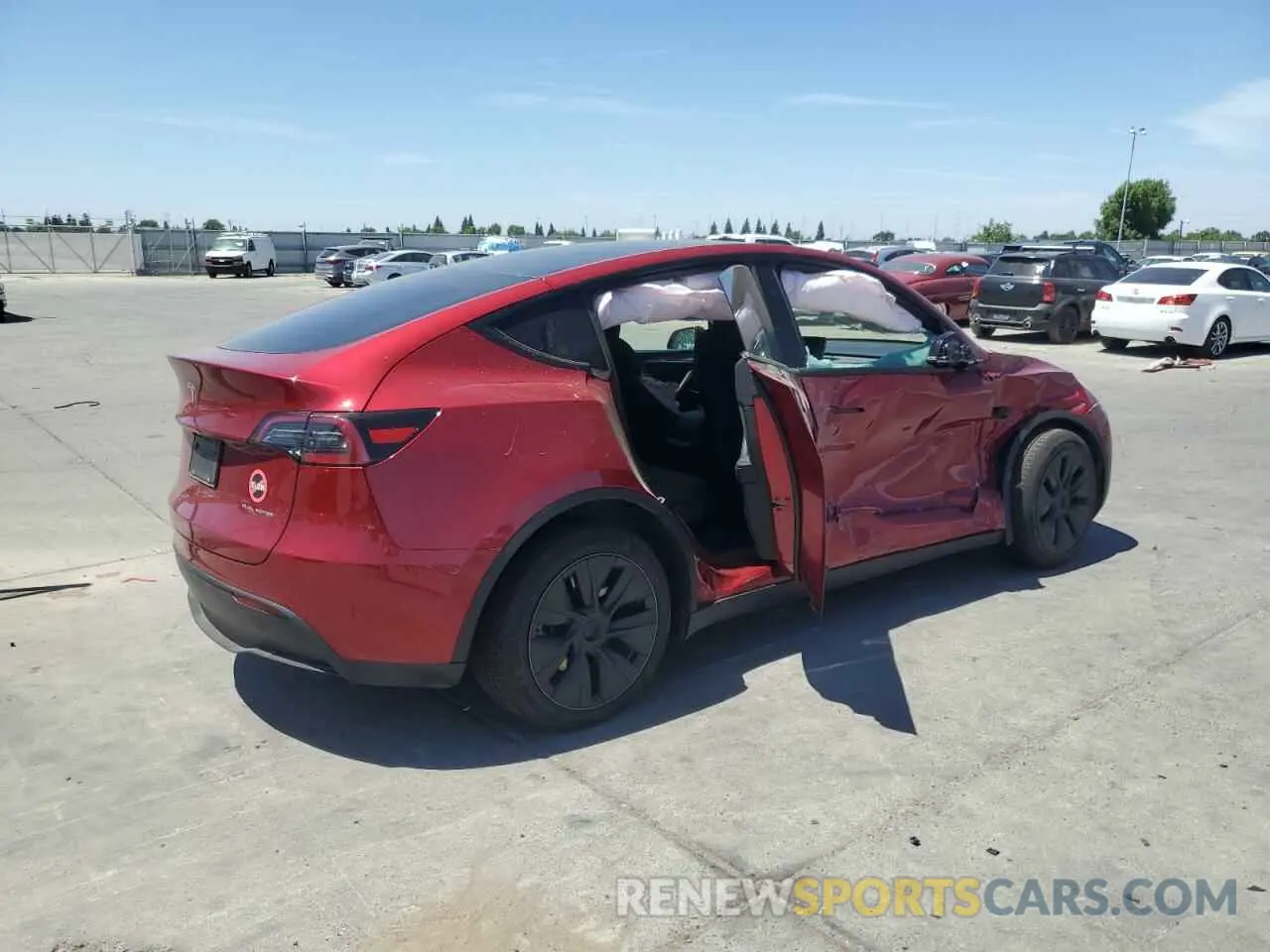 3 Photograph of a damaged car 7SAYGAEEXSF279327 TESLA MODEL Y 2025