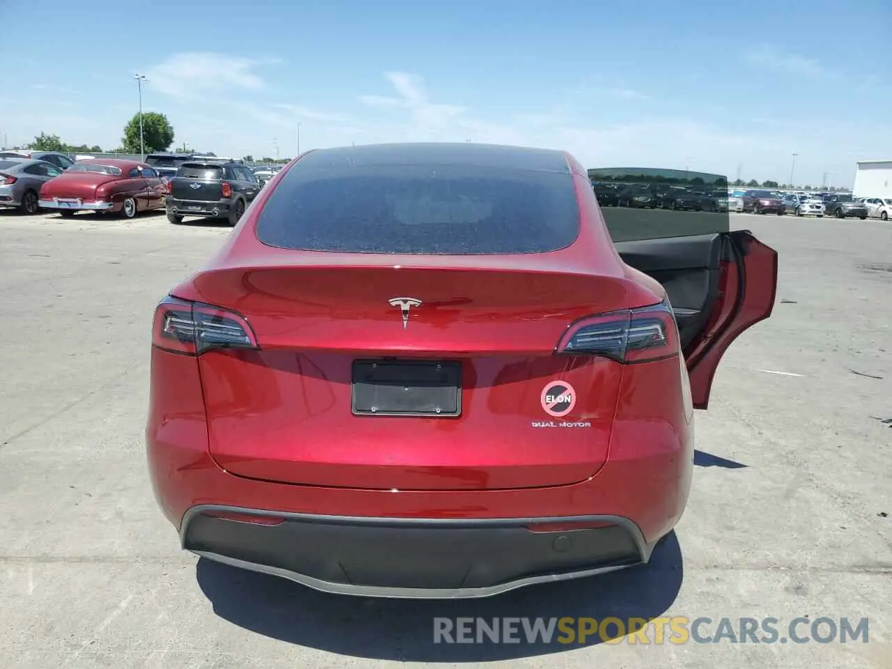 6 Photograph of a damaged car 7SAYGAEEXSF279327 TESLA MODEL Y 2025