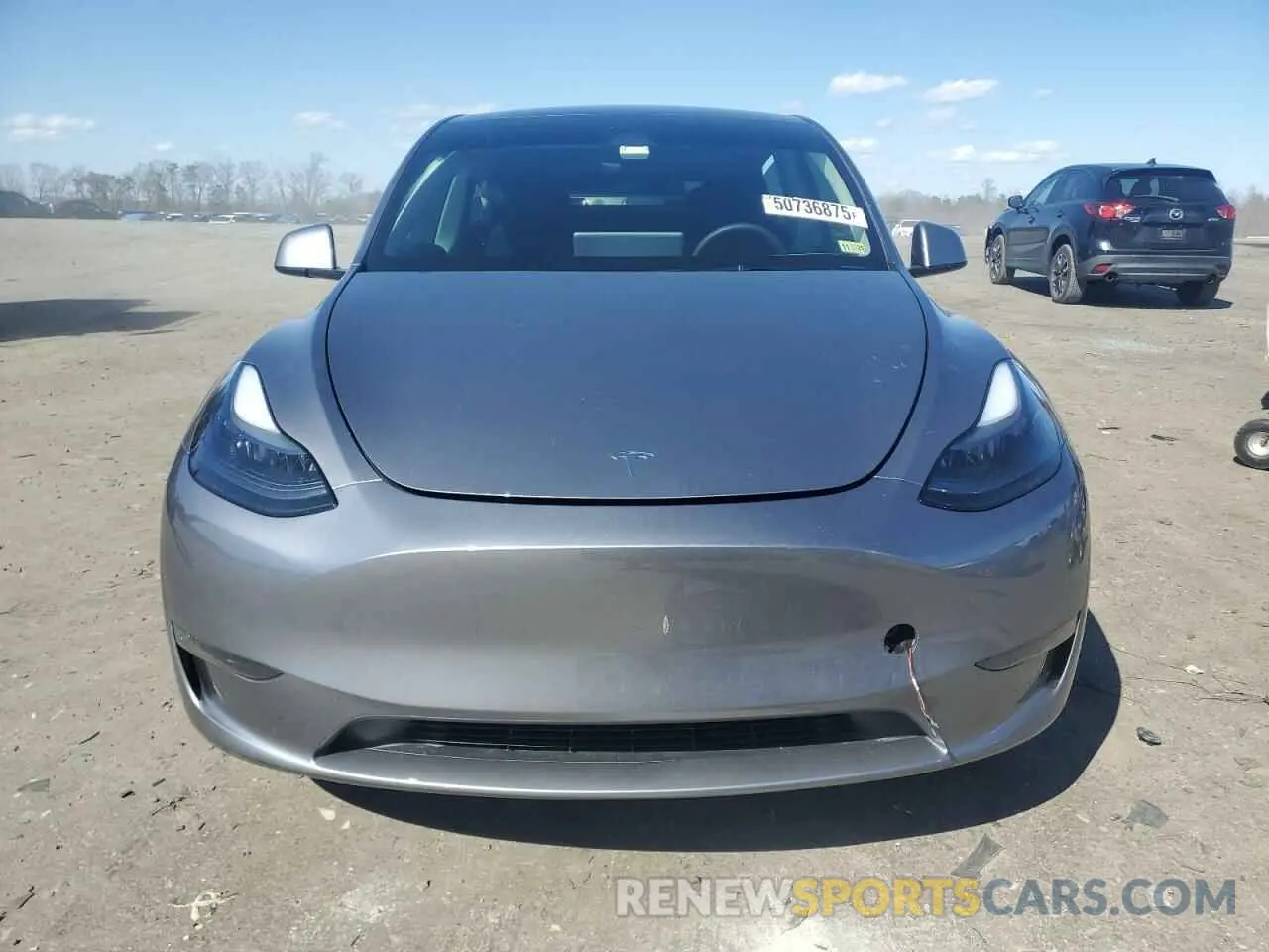 5 Фотография поврежденного автомобиля 7SAYGDED0SF247561 TESLA MODEL Y 2025