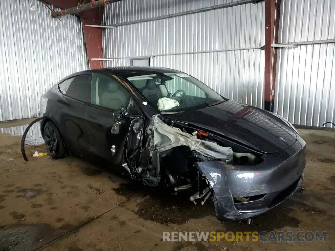 4 Фотография поврежденного автомобиля 7SAYGDED0SF262044 TESLA MODEL Y 2025