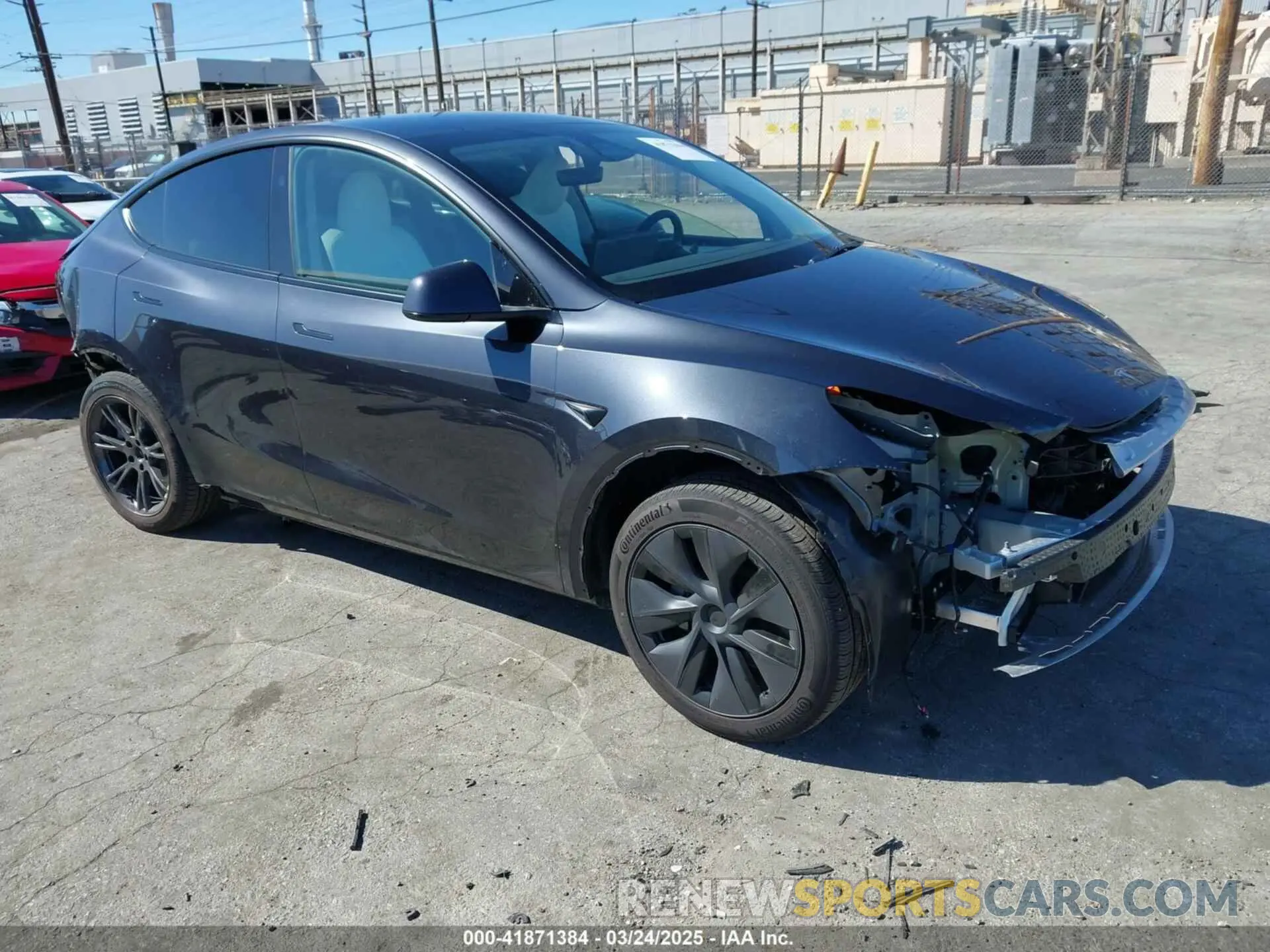 1 Photograph of a damaged car 7SAYGDED0SF314885 TESLA MODEL Y 2025