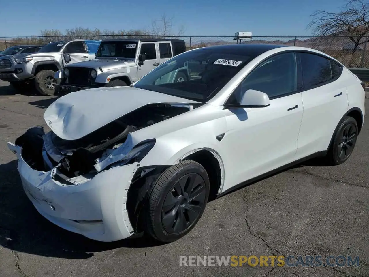 1 Фотография поврежденного автомобиля 7SAYGDED2SA373756 TESLA MODEL Y 2025