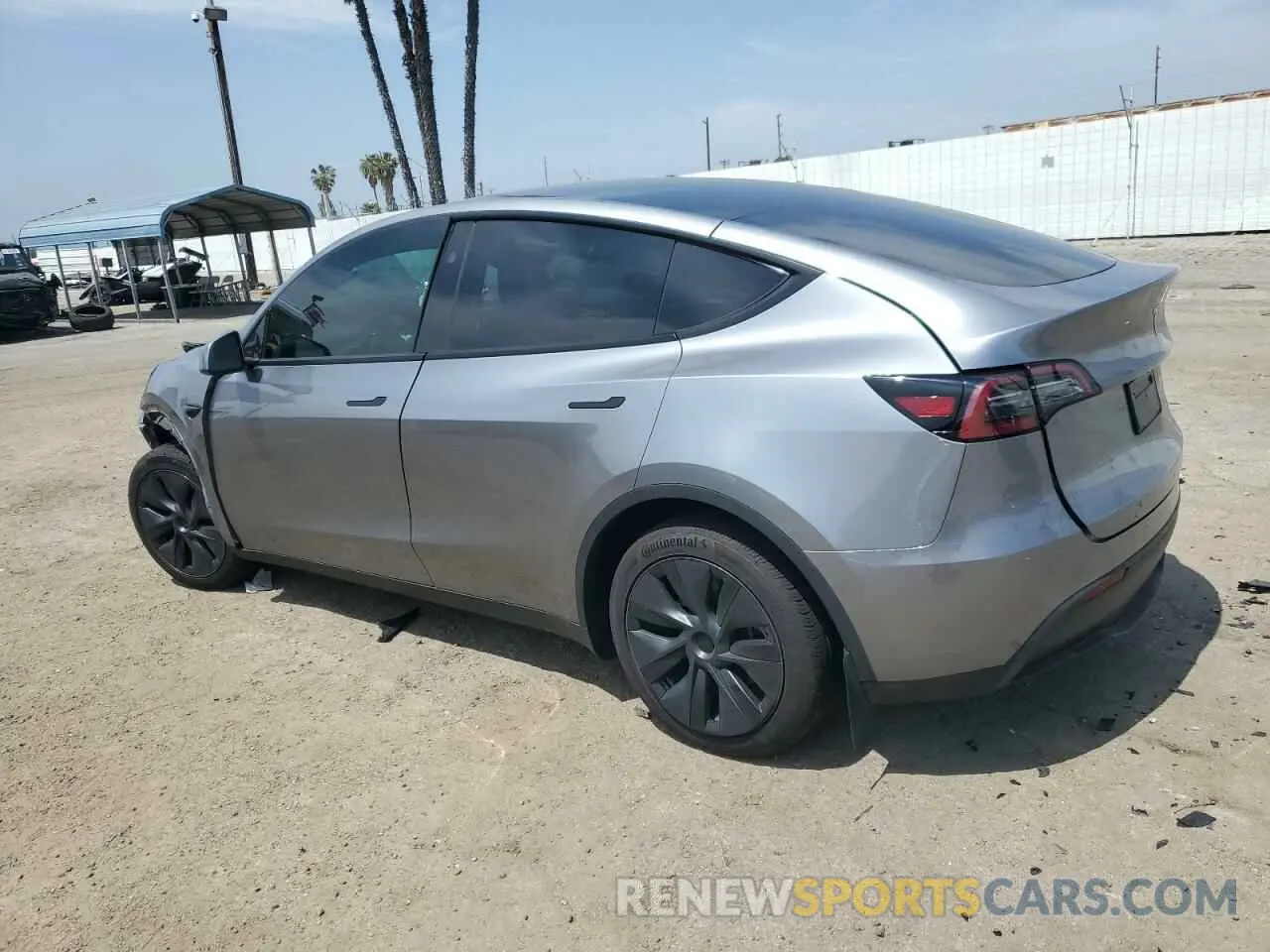 2 Фотография поврежденного автомобиля 7SAYGDED2SF239140 TESLA MODEL Y 2025