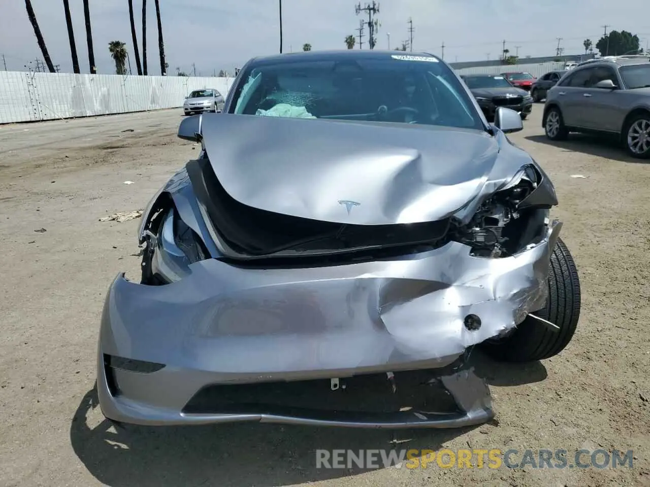 5 Фотография поврежденного автомобиля 7SAYGDED2SF239140 TESLA MODEL Y 2025