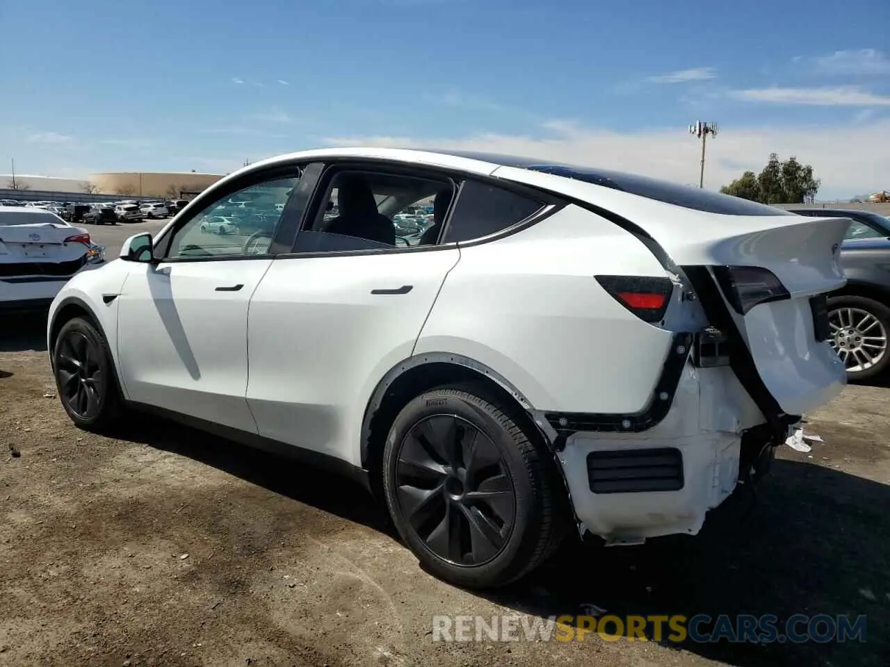 2 Фотография поврежденного автомобиля 7SAYGDED2SF258139 TESLA MODEL Y 2025