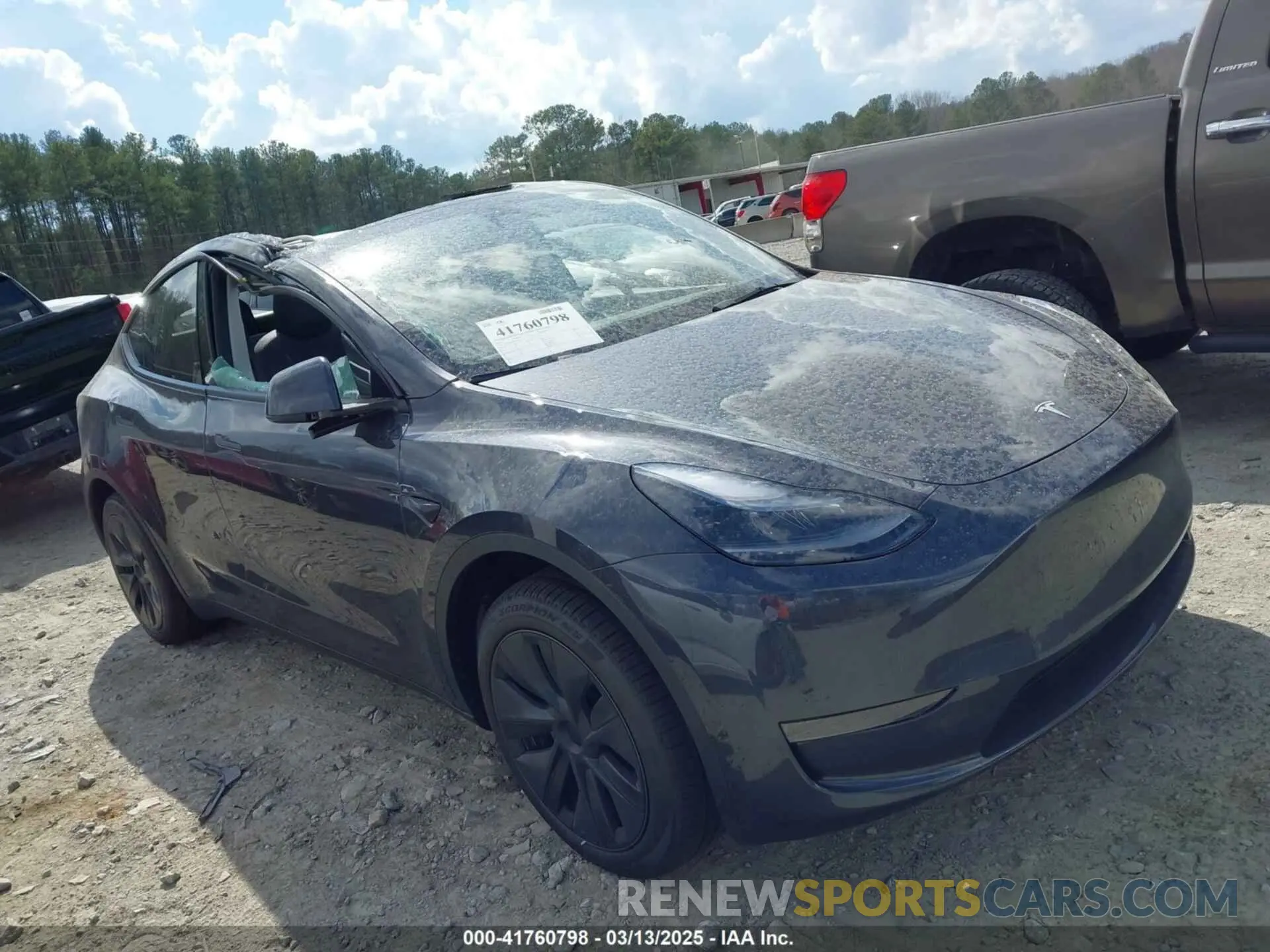 12 Photograph of a damaged car 7SAYGDED3SA352138 TESLA MODEL Y 2025