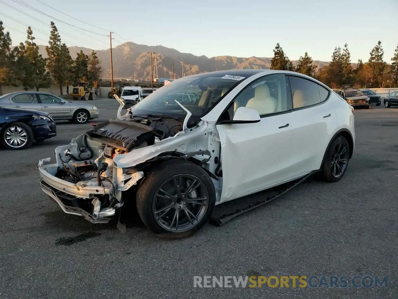 1 Фотография поврежденного автомобиля 7SAYGDED3SF222525 TESLA MODEL Y 2025