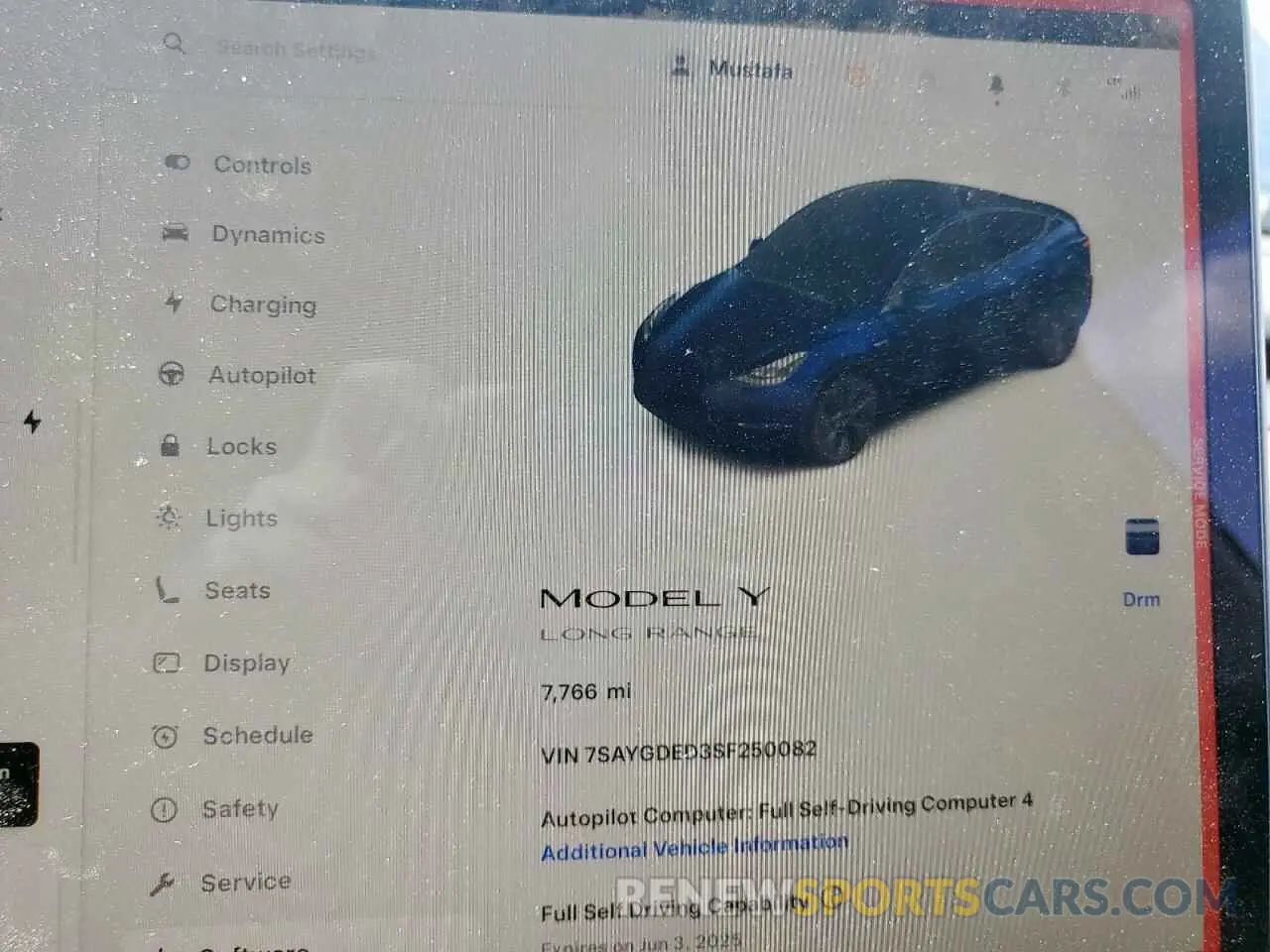 9 Photograph of a damaged car 7SAYGDED3SF250082 TESLA MODEL Y 2025