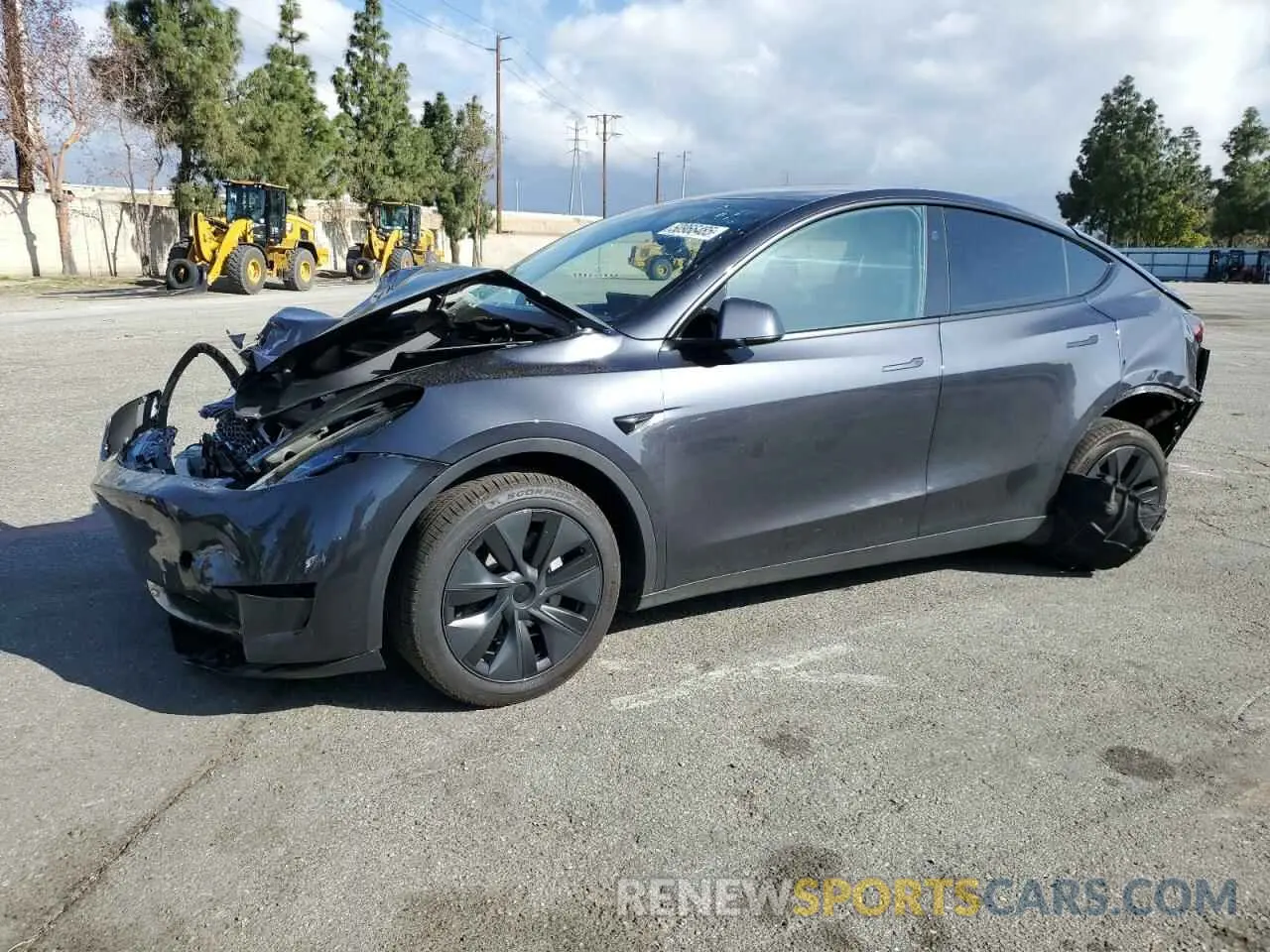 1 Фотография поврежденного автомобиля 7SAYGDED4SF242721 TESLA MODEL Y 2025