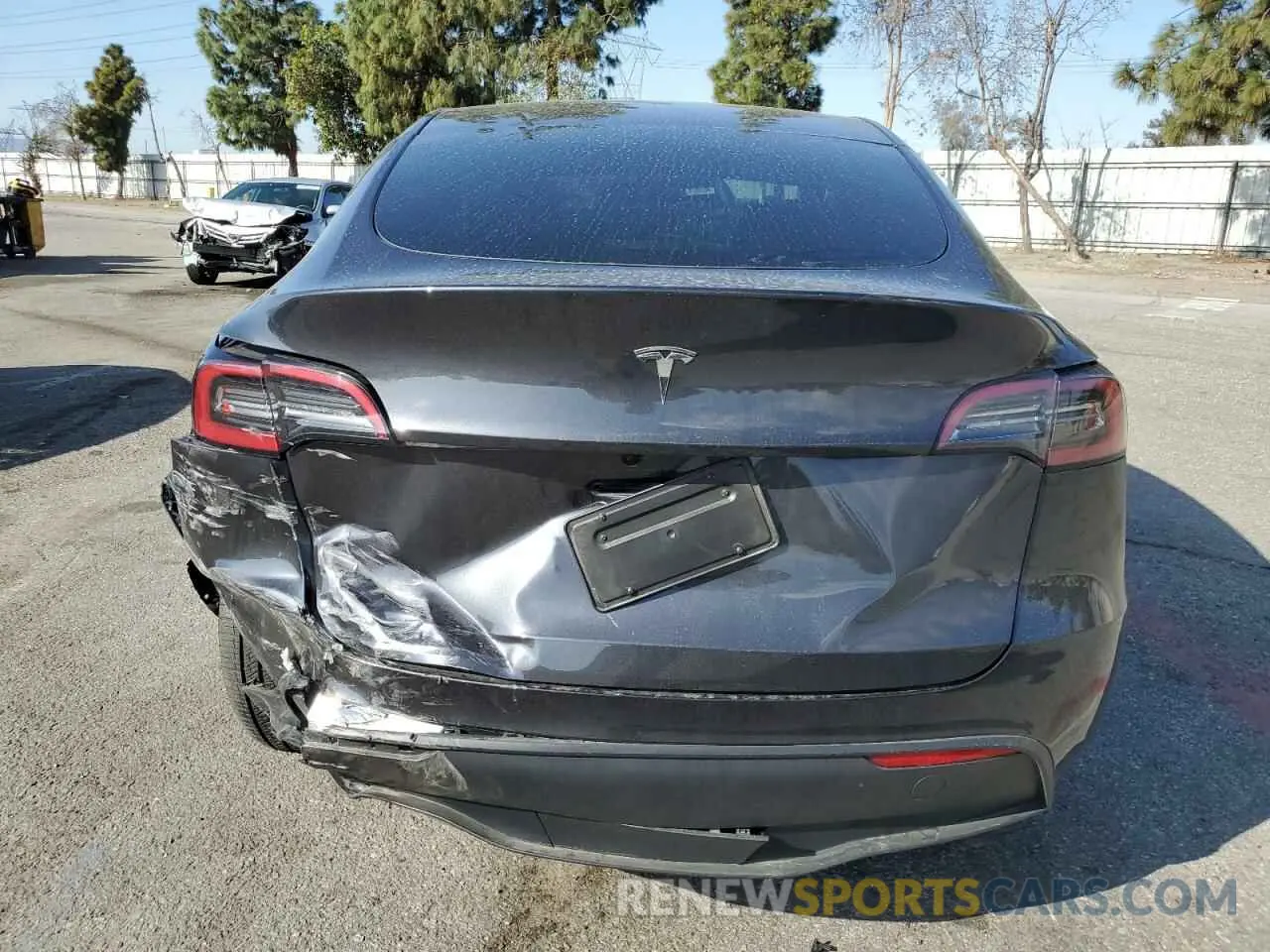 6 Фотография поврежденного автомобиля 7SAYGDED4SF242721 TESLA MODEL Y 2025