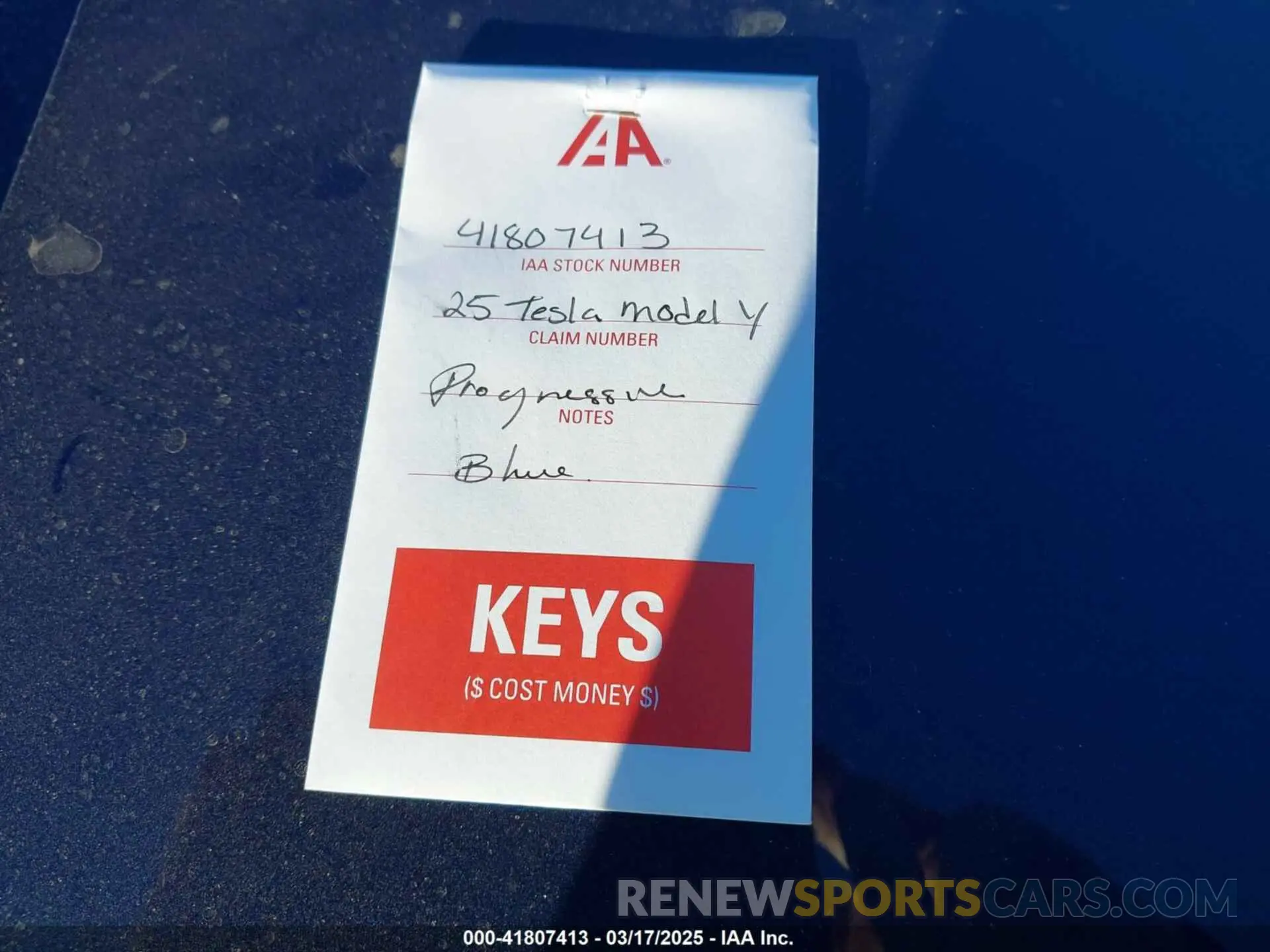 11 Фотография поврежденного автомобиля 7SAYGDED5SA374626 TESLA MODEL Y 2025