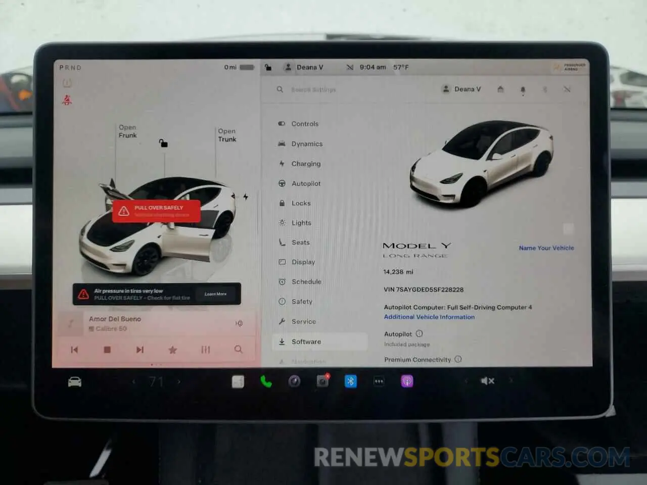 9 Photograph of a damaged car 7SAYGDED5SF228228 TESLA MODEL Y 2025