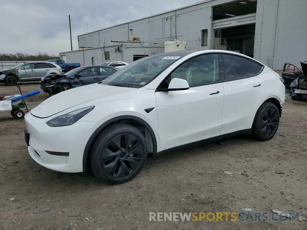 1 Photograph of a damaged car 7SAYGDED5SF241318 TESLA MODEL Y 2025