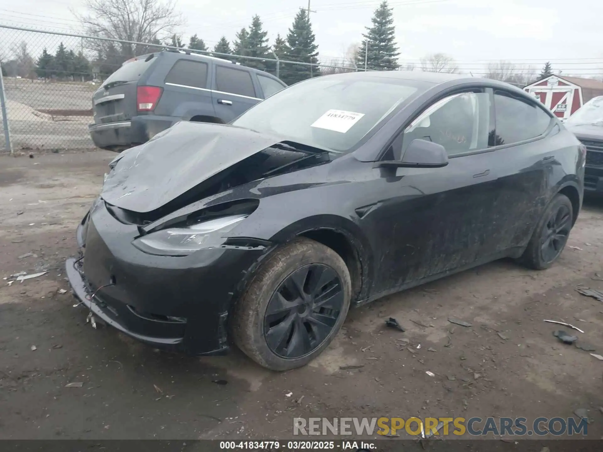 2 Photograph of a damaged car 7SAYGDED5SF262735 TESLA MODEL Y 2025