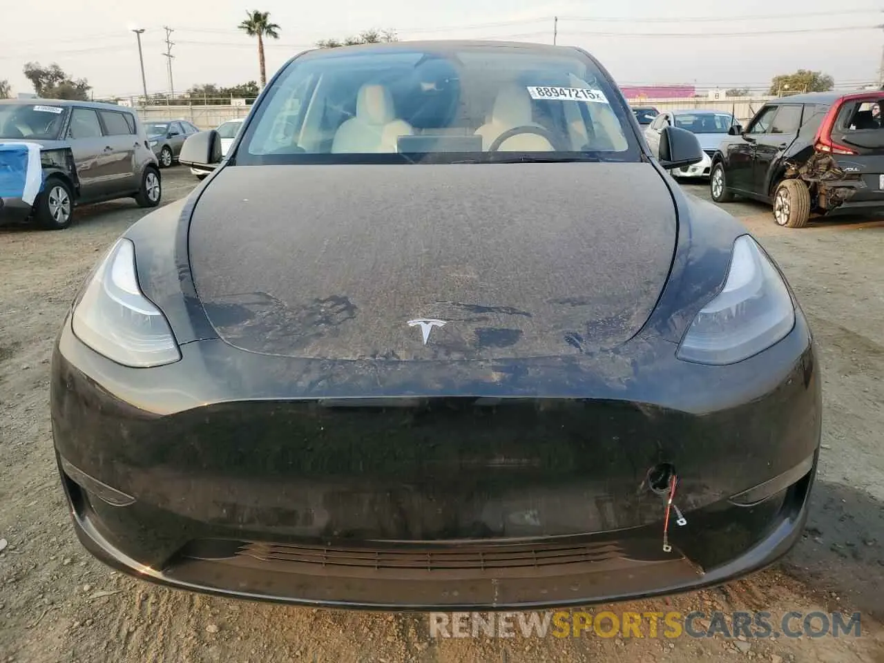 5 Фотография поврежденного автомобиля 7SAYGDED6SF228593 TESLA MODEL Y 2025