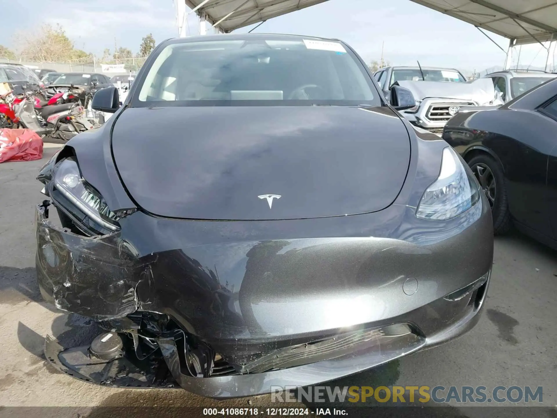 13 Фотография поврежденного автомобиля 7SAYGDED6SF229498 TESLA MODEL Y 2025