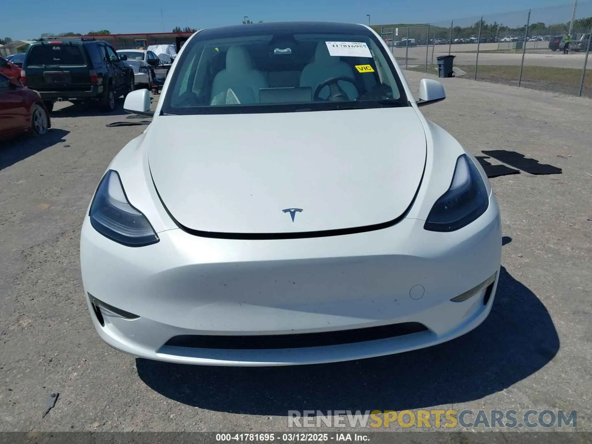 11 Фотография поврежденного автомобиля 7SAYGDED6SF234278 TESLA MODEL Y 2025