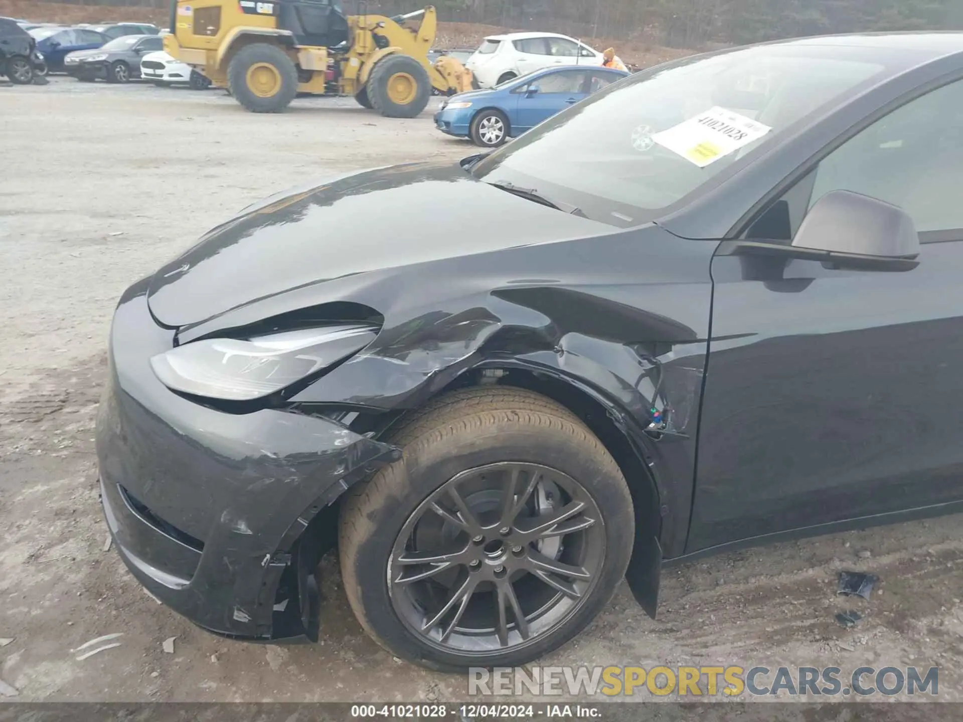 6 Фотография поврежденного автомобиля 7SAYGDED6SF242199 TESLA MODEL Y 2025