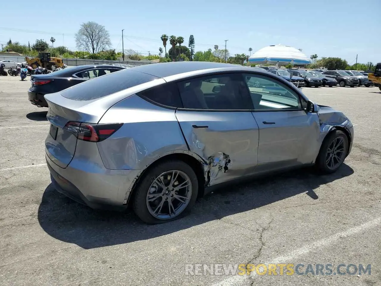 3 Photograph of a damaged car 7SAYGDED6SF253901 TESLA MODEL Y 2025