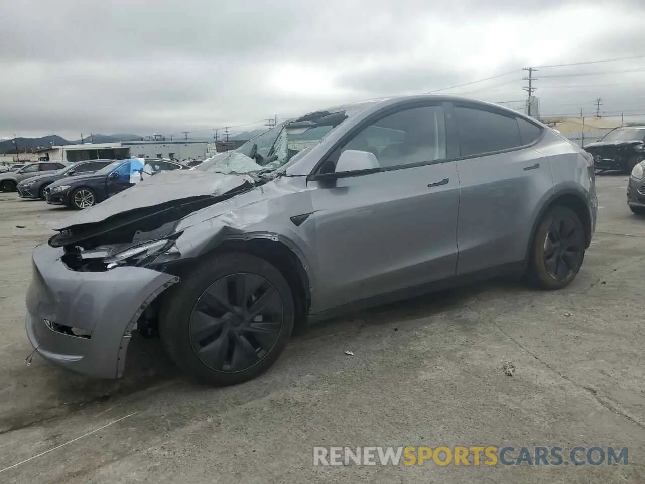 1 Фотография поврежденного автомобиля 7SAYGDED6SF256765 TESLA MODEL Y 2025