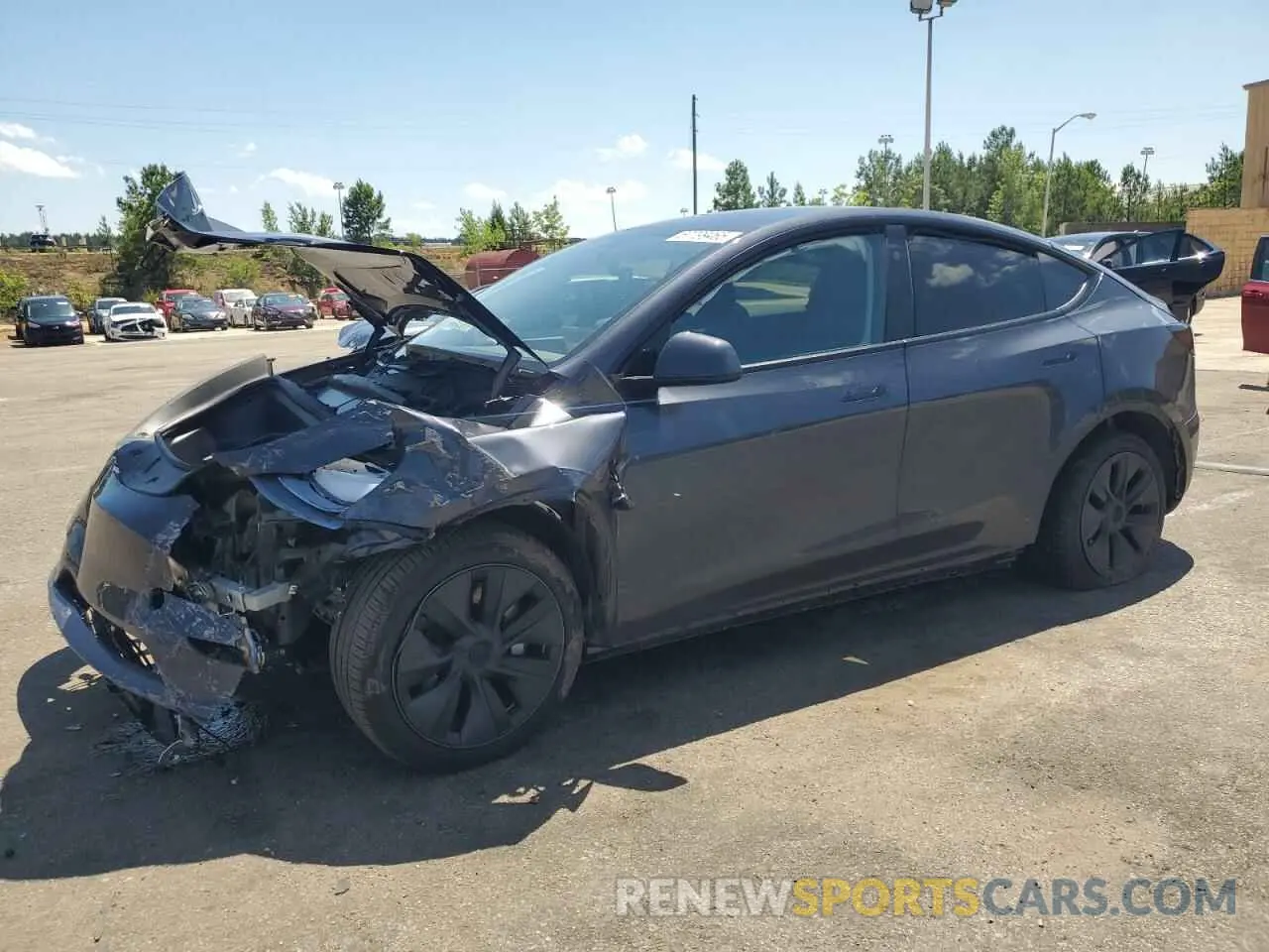 1 Фотография поврежденного автомобиля 7SAYGDED7SA348741 TESLA MODEL Y 2025
