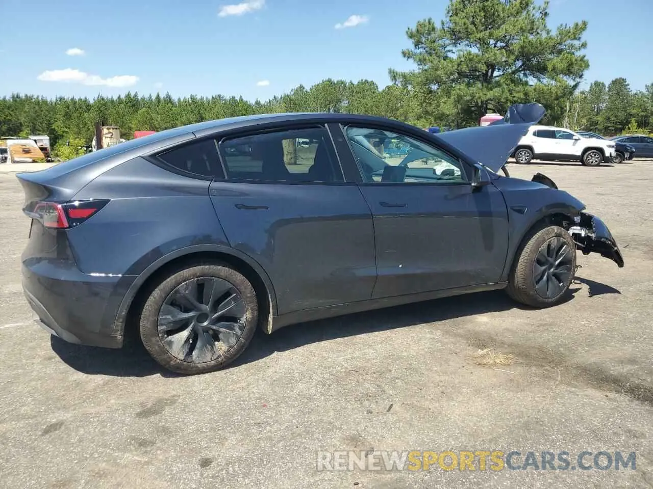 3 Фотография поврежденного автомобиля 7SAYGDED7SA348741 TESLA MODEL Y 2025