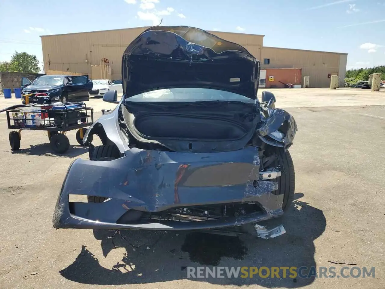 5 Фотография поврежденного автомобиля 7SAYGDED7SA348741 TESLA MODEL Y 2025