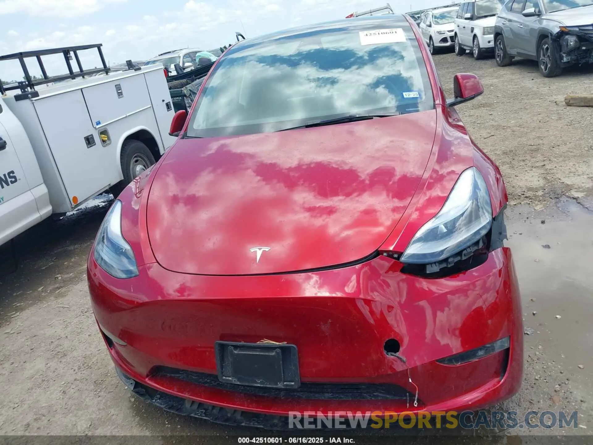 11 Photograph of a damaged car 7SAYGDED7SA360212 TESLA MODEL Y 2025