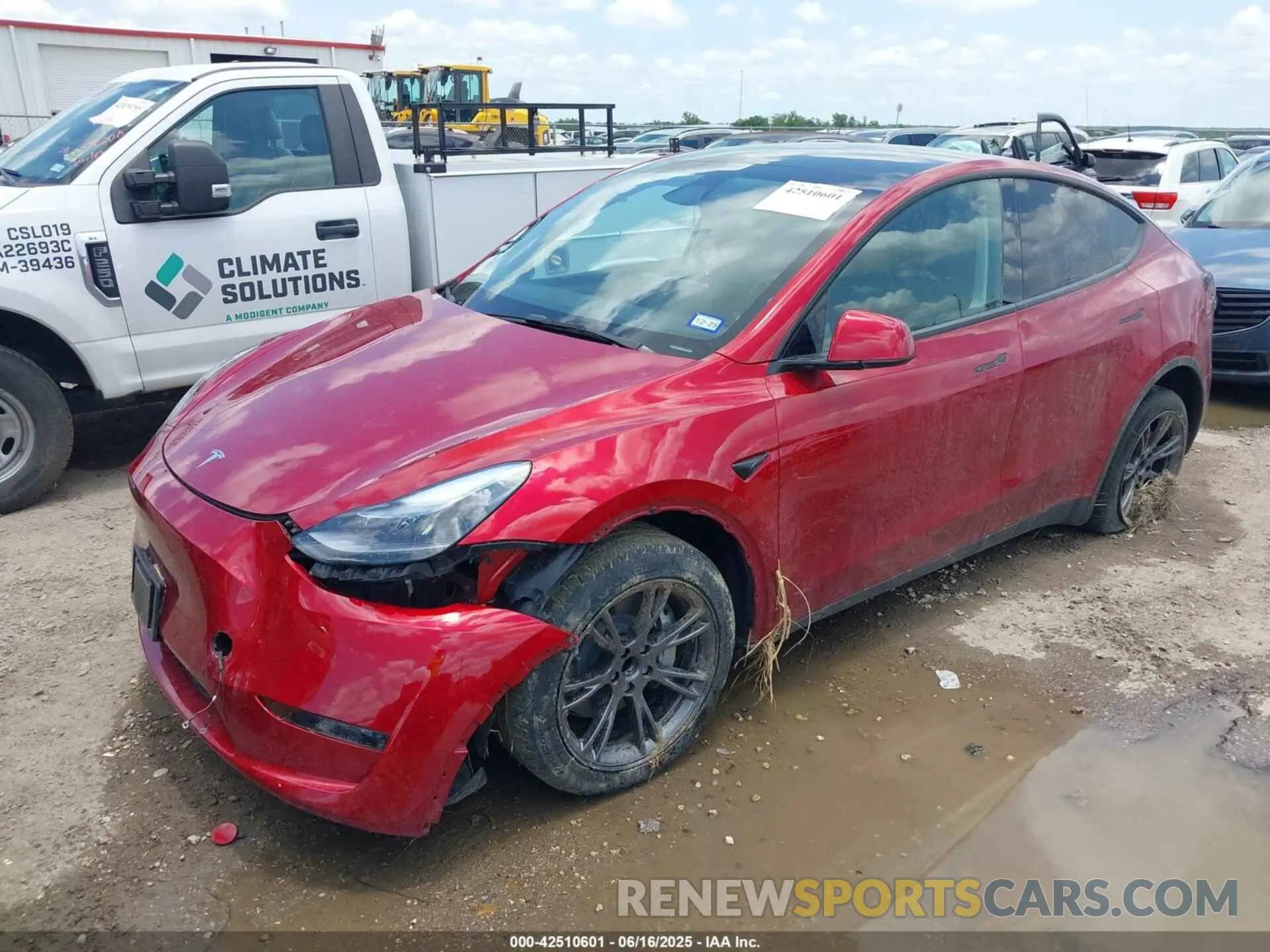 2 Photograph of a damaged car 7SAYGDED7SA360212 TESLA MODEL Y 2025