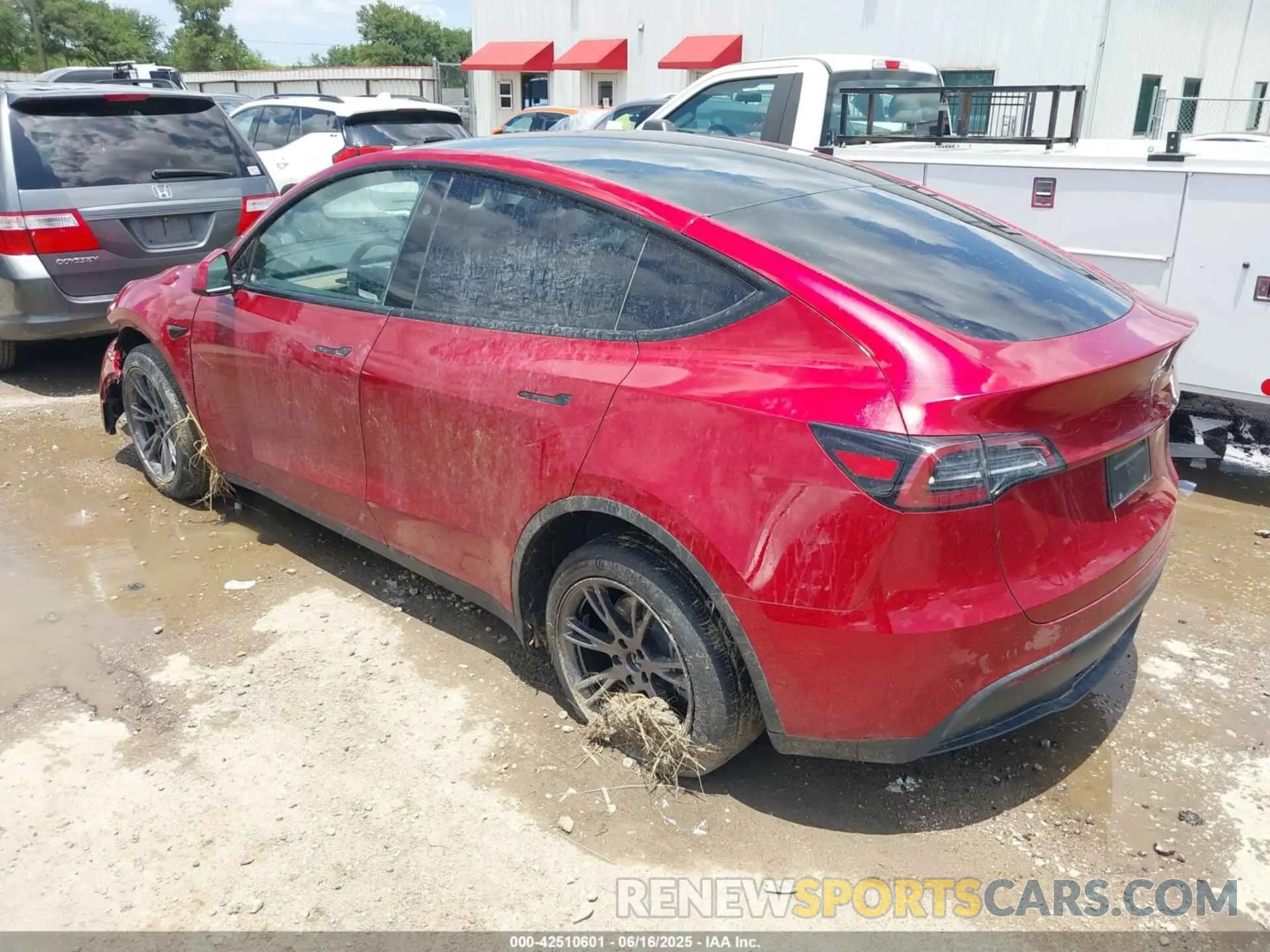 3 Photograph of a damaged car 7SAYGDED7SA360212 TESLA MODEL Y 2025