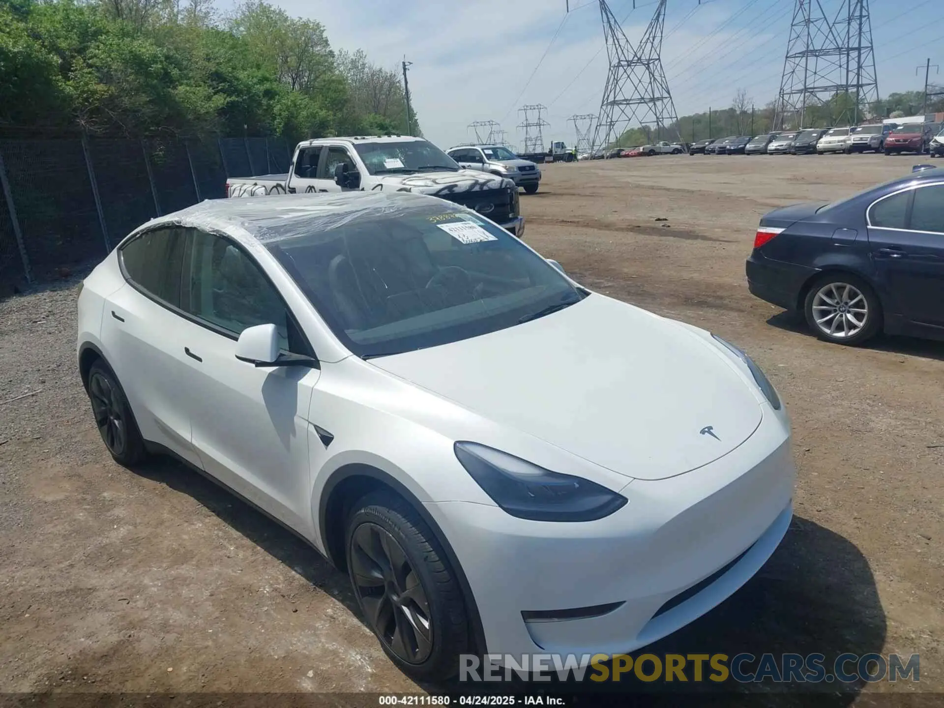 6 Фотография поврежденного автомобиля 7SAYGDED7SA378872 TESLA MODEL Y 2025