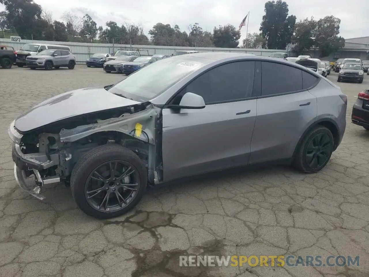 1 Фотография поврежденного автомобиля 7SAYGDED7SF227582 TESLA MODEL Y 2025