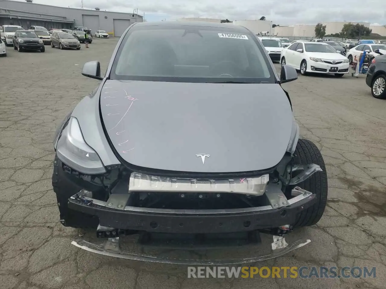 5 Фотография поврежденного автомобиля 7SAYGDED7SF227582 TESLA MODEL Y 2025