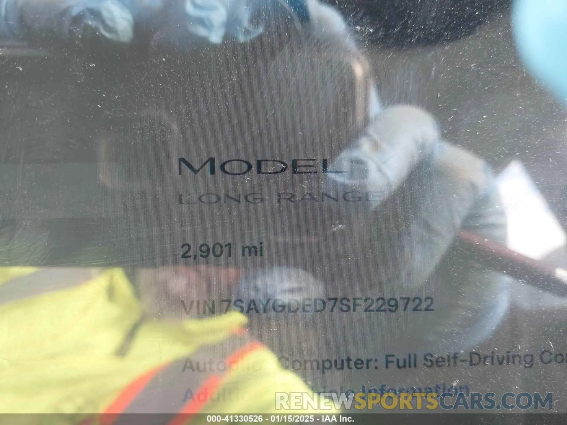 14 Photograph of a damaged car 7SAYGDED7SF229722 TESLA MODEL Y 2025