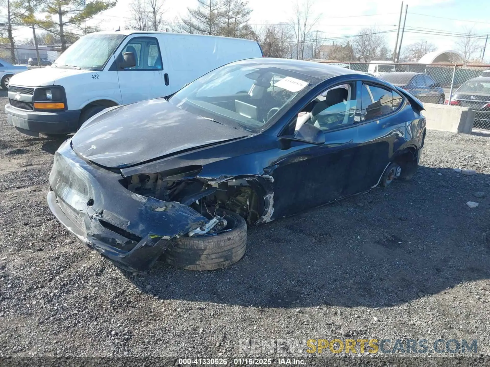 2 Photograph of a damaged car 7SAYGDED7SF229722 TESLA MODEL Y 2025