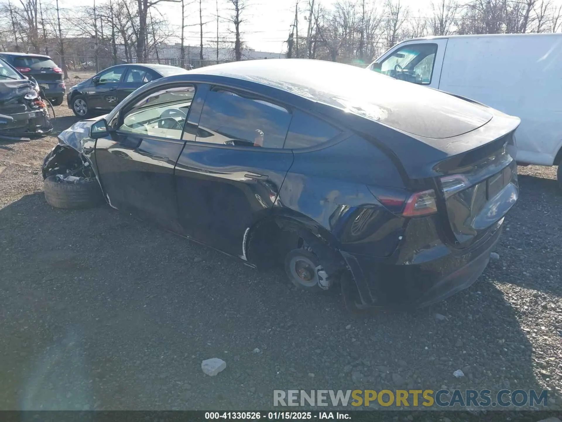 3 Photograph of a damaged car 7SAYGDED7SF229722 TESLA MODEL Y 2025
