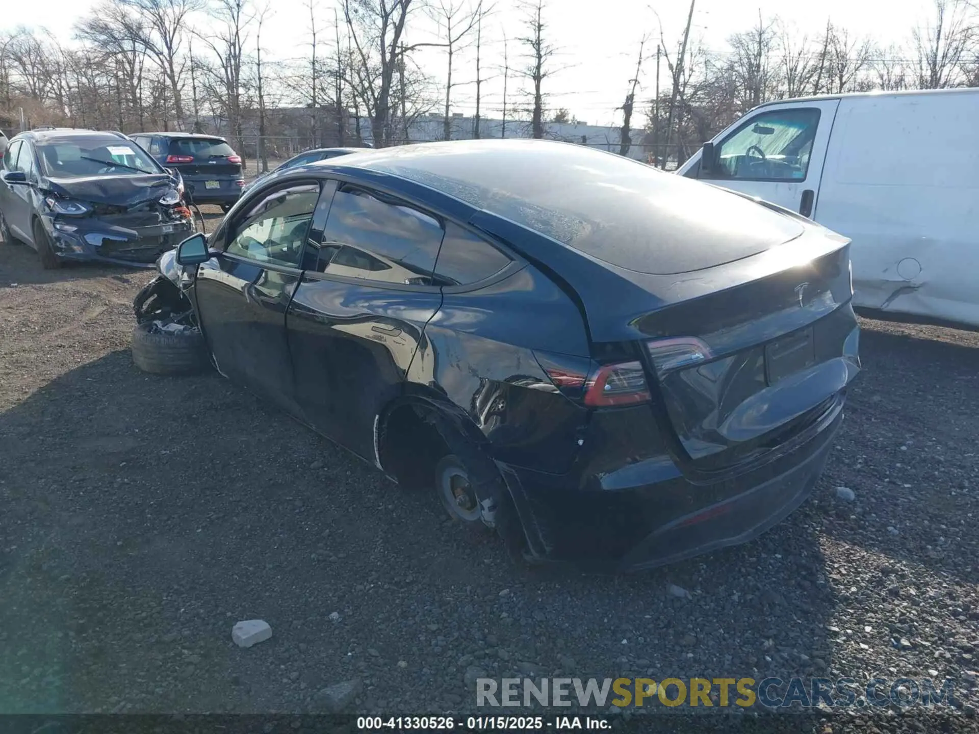 6 Photograph of a damaged car 7SAYGDED7SF229722 TESLA MODEL Y 2025
