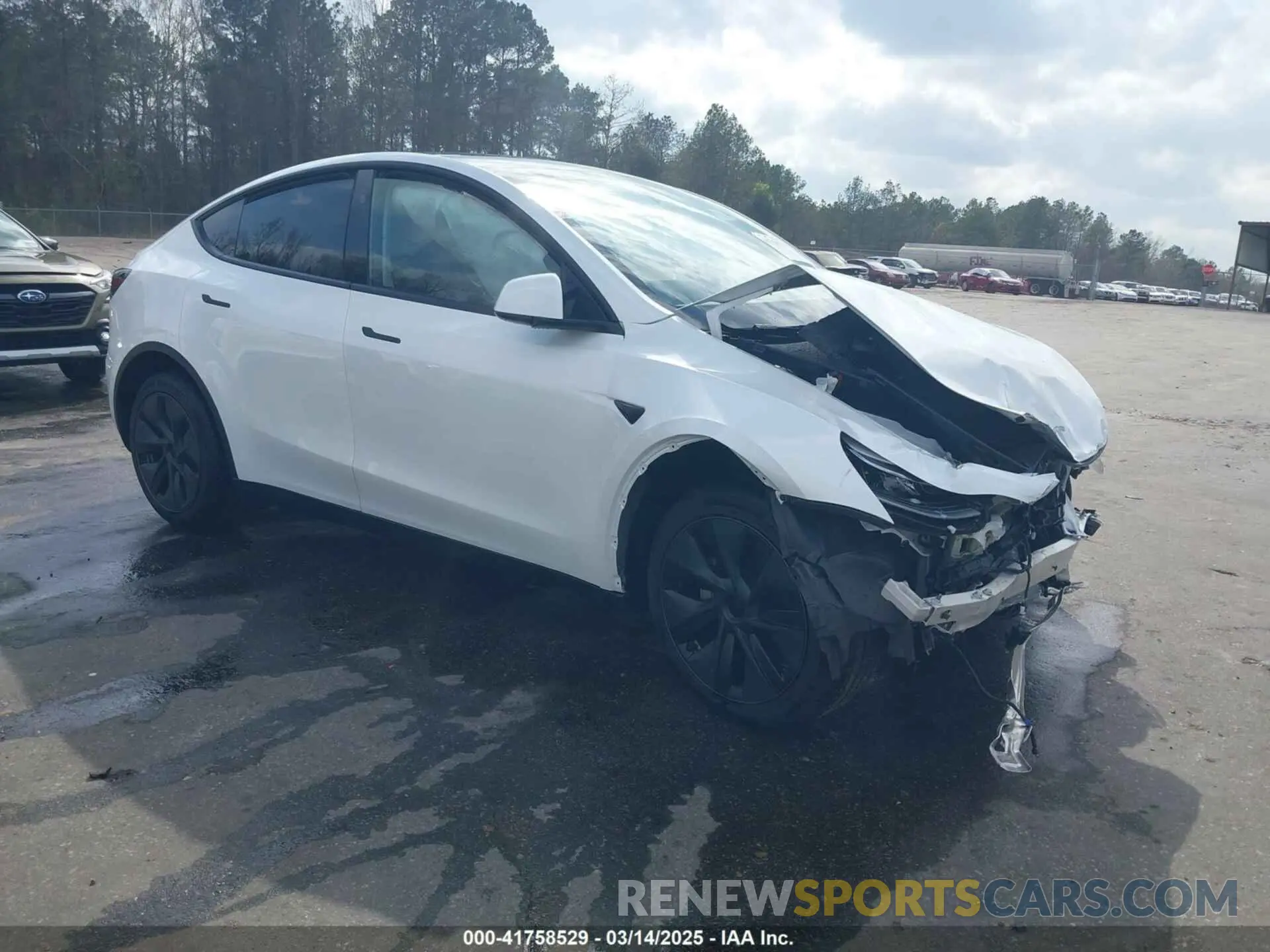 1 Фотография поврежденного автомобиля 7SAYGDED8SA365144 TESLA MODEL Y 2025