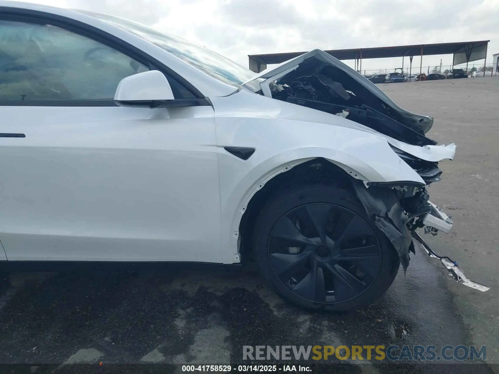 18 Фотография поврежденного автомобиля 7SAYGDED8SA365144 TESLA MODEL Y 2025