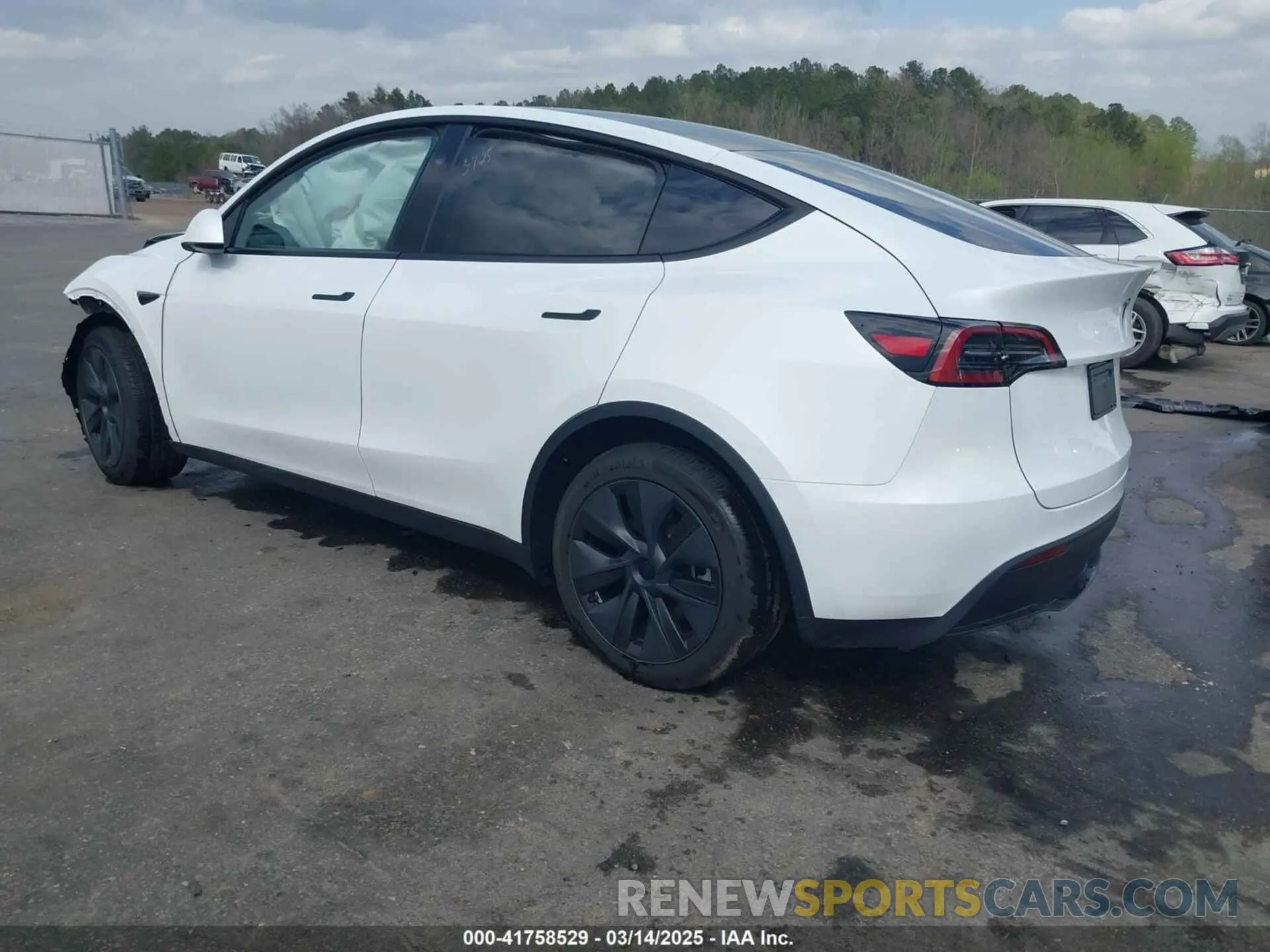 3 Фотография поврежденного автомобиля 7SAYGDED8SA365144 TESLA MODEL Y 2025