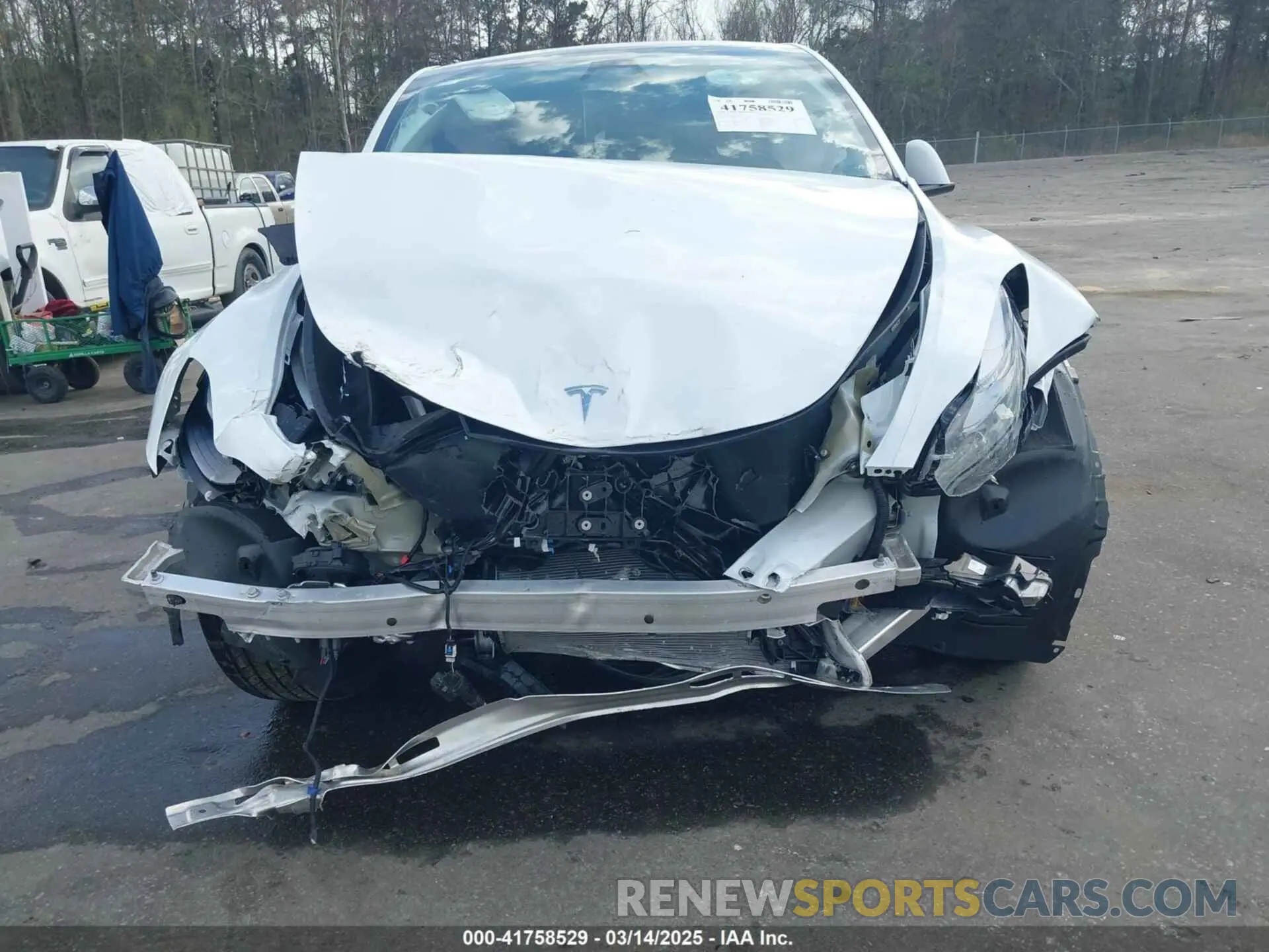 6 Фотография поврежденного автомобиля 7SAYGDED8SA365144 TESLA MODEL Y 2025