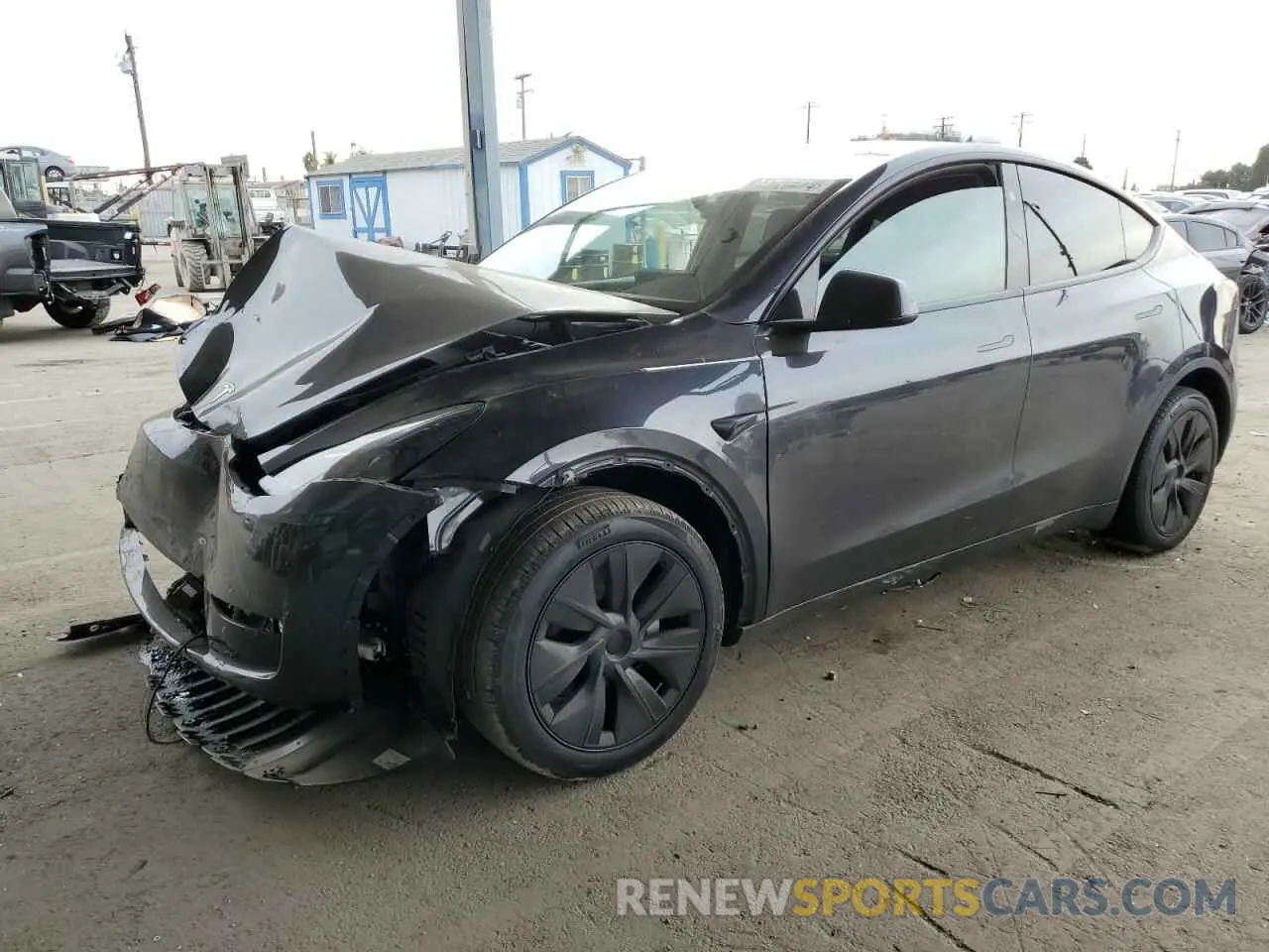 1 Photograph of a damaged car 7SAYGDED8SF218700 TESLA MODEL Y 2025