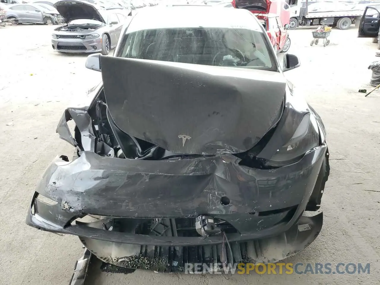 5 Photograph of a damaged car 7SAYGDED8SF218700 TESLA MODEL Y 2025