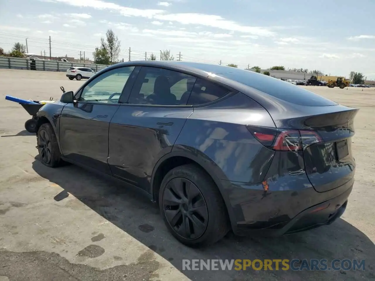 2 Фотография поврежденного автомобиля 7SAYGDED8SF241779 TESLA MODEL Y 2025