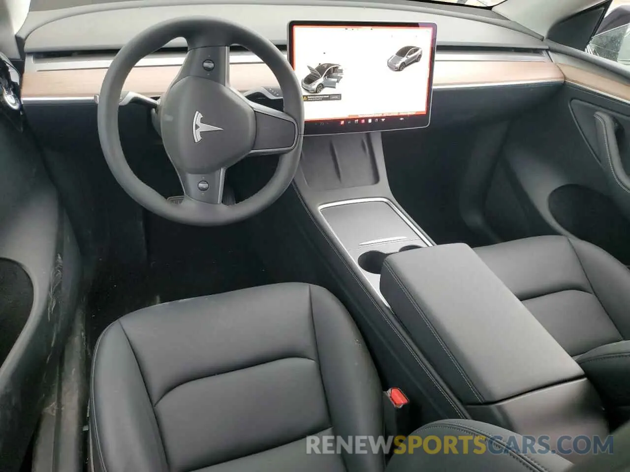 8 Фотография поврежденного автомобиля 7SAYGDED9SF256291 TESLA MODEL Y 2025