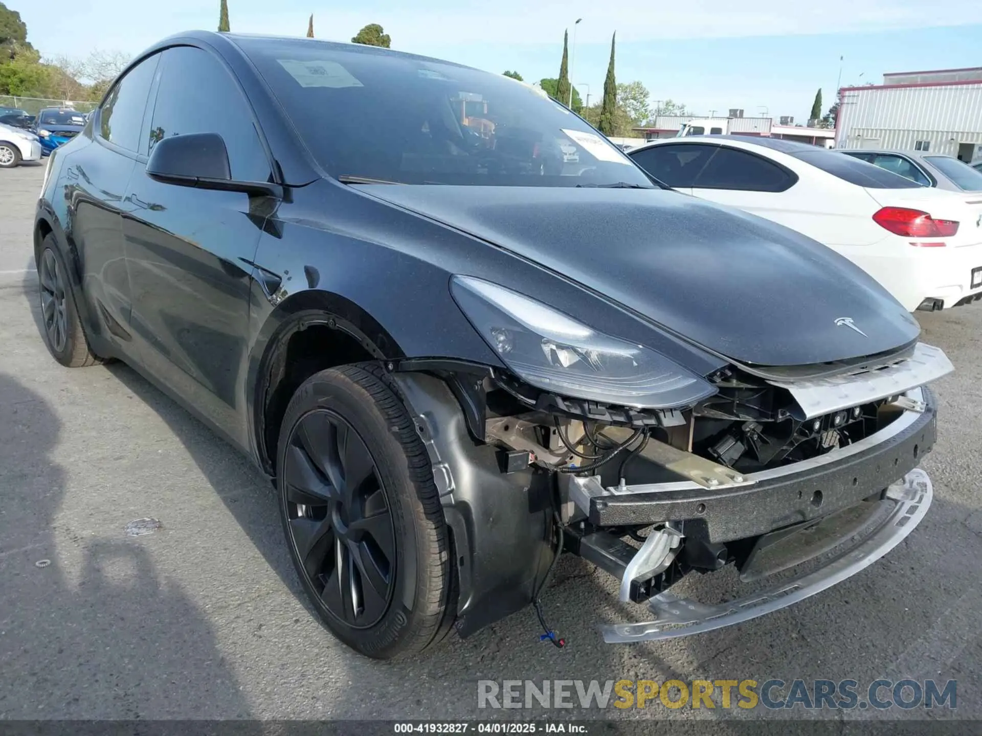 1 Фотография поврежденного автомобиля 7SAYGDED9SF304730 TESLA MODEL Y 2025